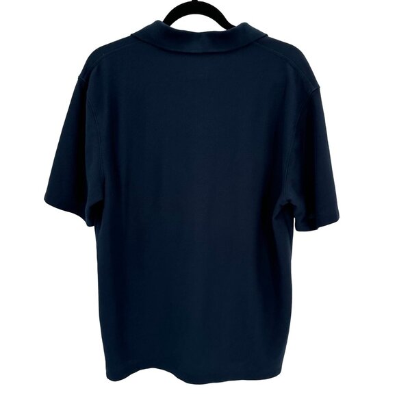 Carhartt Mens Original Fit Polo Shirt Size M Navy Blue Cotton/Polyester Blend - Picture 3 of 7